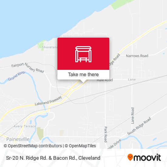 Mapa de Sr-20 N. Ridge Rd. & Bacon Rd.