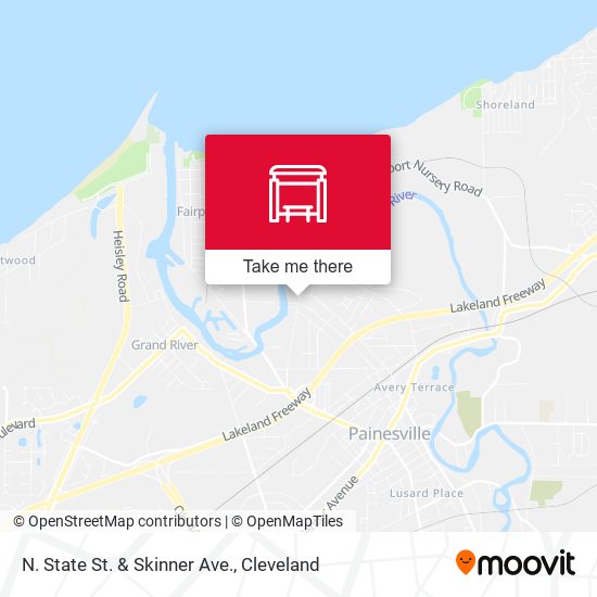 N. State St. & Skinner Ave. map