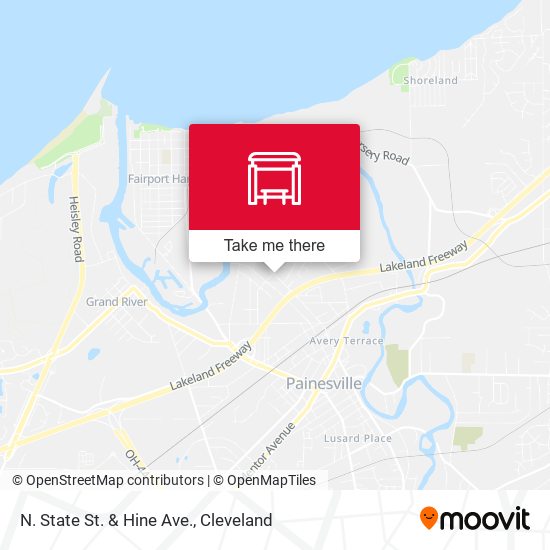 Mapa de N. State St. & Hine Ave.