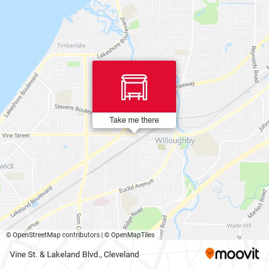 Vine St. & Lakeland Blvd. map