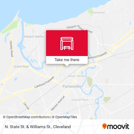 Mapa de N. State St. & Williams St.