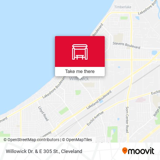 Willowick Dr. & E 305 St. map