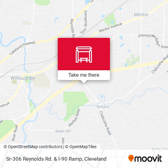 Mapa de Sr-306 Reynolds Rd. & I-90 Ramp