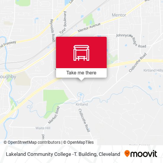Lakeland Community College -T. Building map