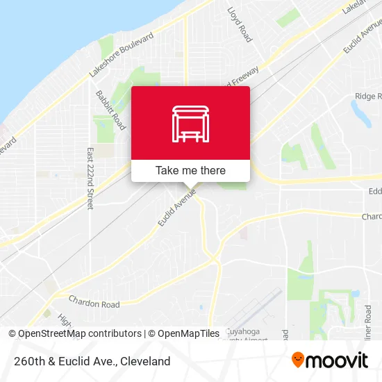 260th & Euclid Ave. map