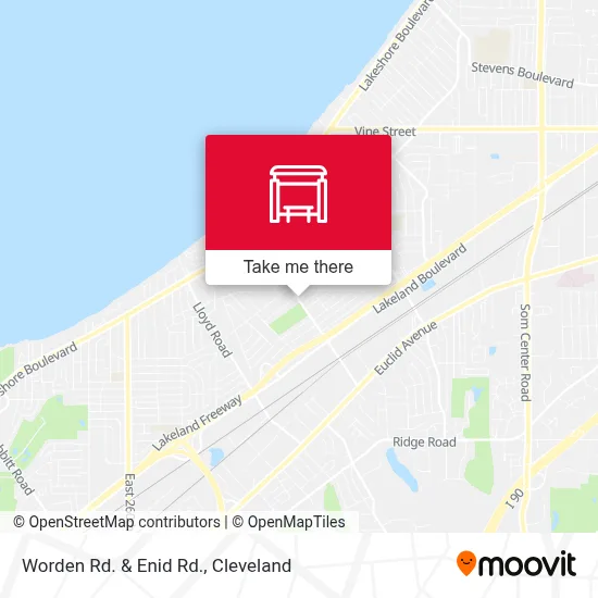 Worden Rd. & Enid Rd. map