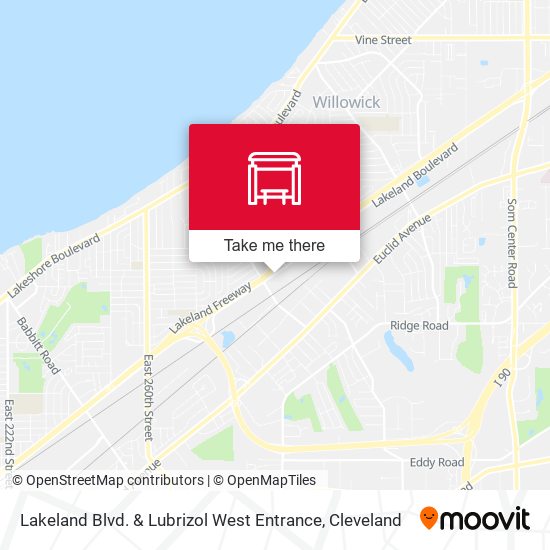 Lakeland Blvd. & Lubrizol West Entrance map