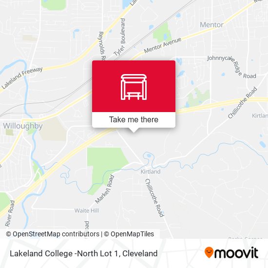 Mapa de Lakeland College -North Lot 1