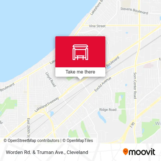Worden Rd. & Truman Ave. map