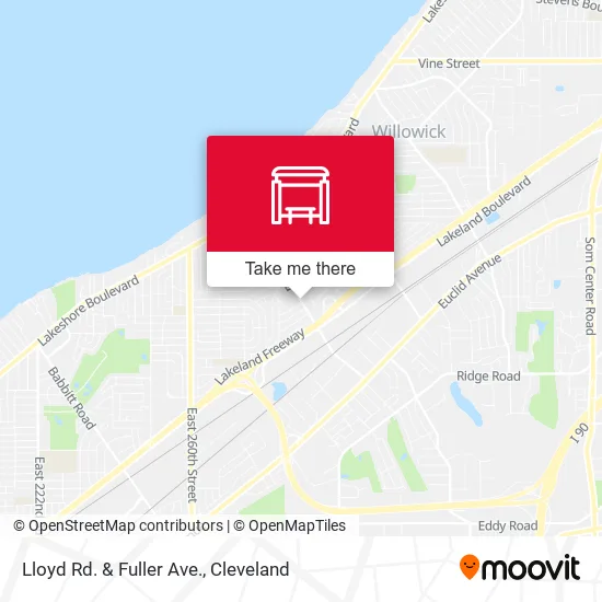 Lloyd Rd. & Fuller Ave. map