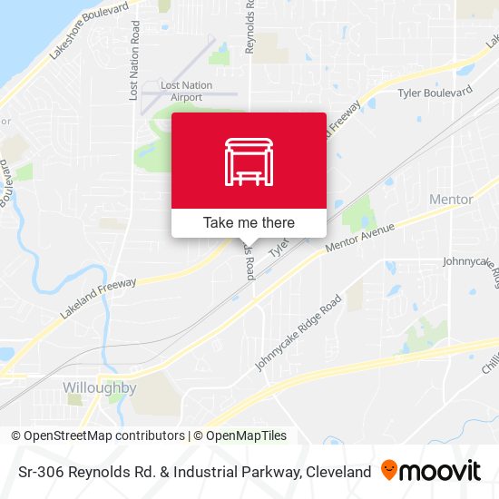 Mapa de Sr-306 Reynolds Rd. & Industrial Parkway