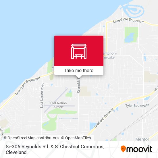 Mapa de Sr-306 Reynolds Rd. & S. Chestnut Commons