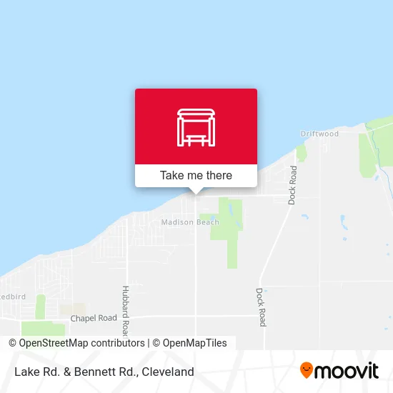 Lake Rd. & Bennett Rd. map