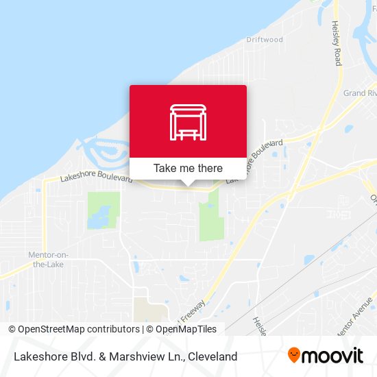 Lakeshore Blvd. & Marshview Ln. map