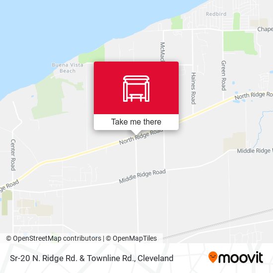 Sr-20 N. Ridge Rd. & Townline Rd. map