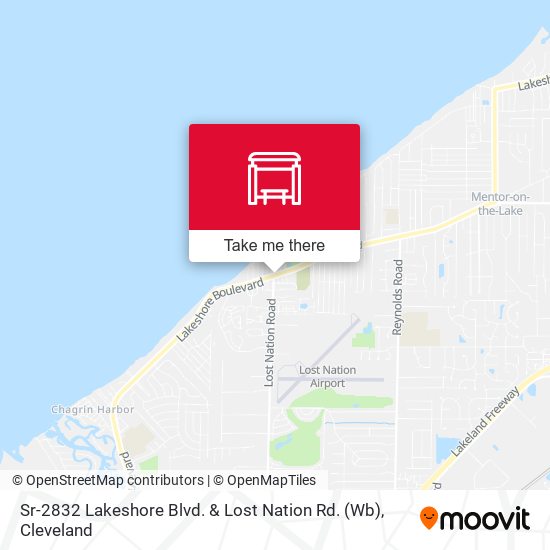 Sr-2832 Lakeshore Blvd. & Lost Nation Rd. (Wb) map