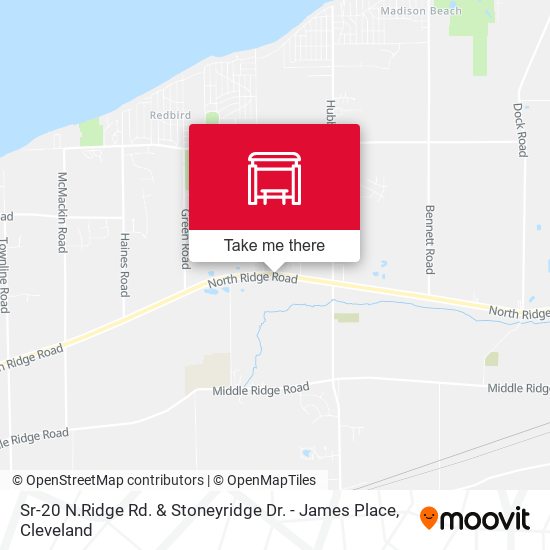 Sr-20 N.Ridge Rd. & Stoneyridge Dr. - James Place map