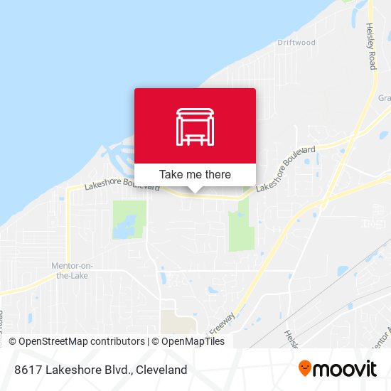 8617 Lakeshore Blvd. map