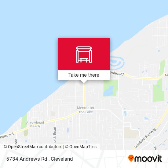 Mapa de 5734 Andrews Rd.