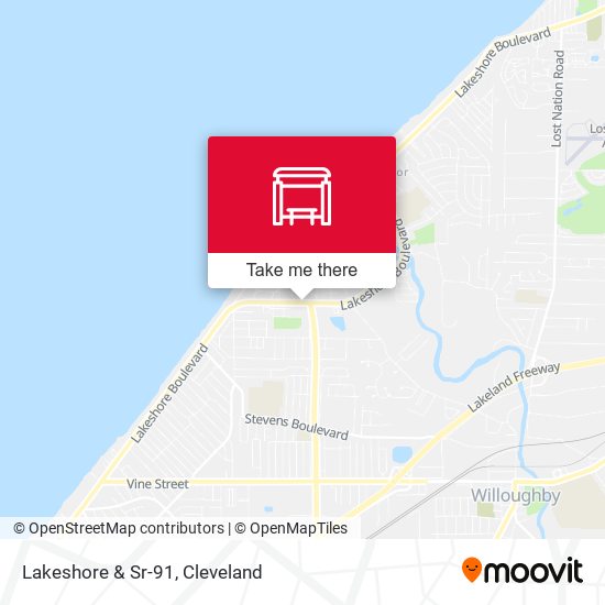 Mapa de Lakeshore & Sr-91