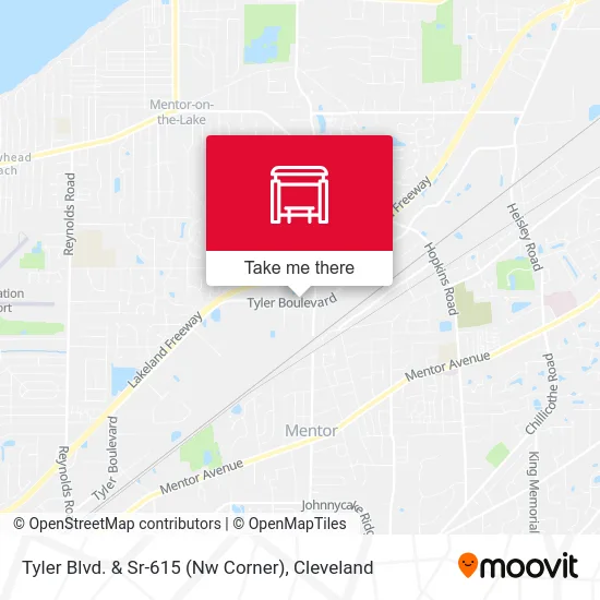 Tyler Blvd. & Sr-615 (Nw Corner) map