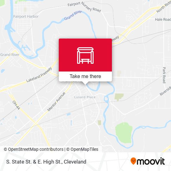 Mapa de S. State St. & E. High St.