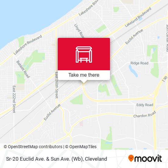 Sr-20 Euclid Ave. & Sun Ave. (Wb) map