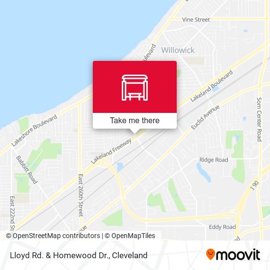 Lloyd Rd. & Homewood Dr. map