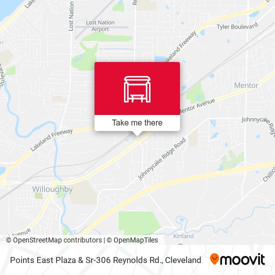 Points East Plaza & Sr-306 Reynolds Rd. map