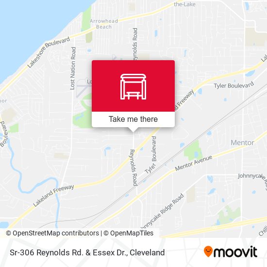 Sr-306 Reynolds Rd. & Essex Dr. map
