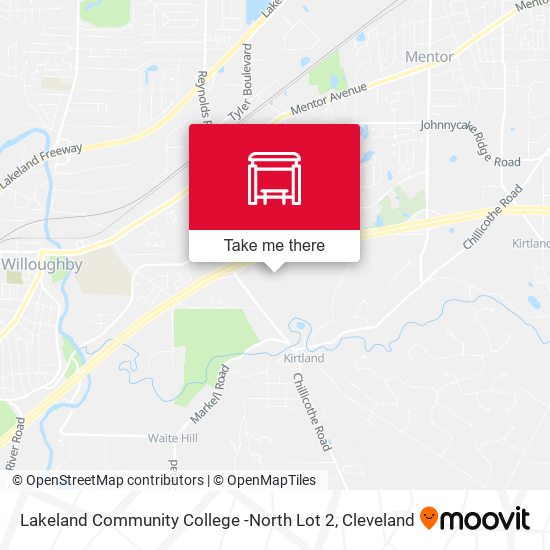 Lakeland Community College -North Lot 2 map
