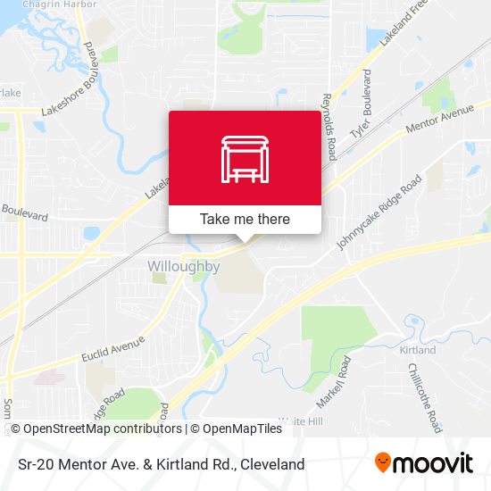 Mapa de Sr-20 Mentor Ave. & Kirtland Rd.