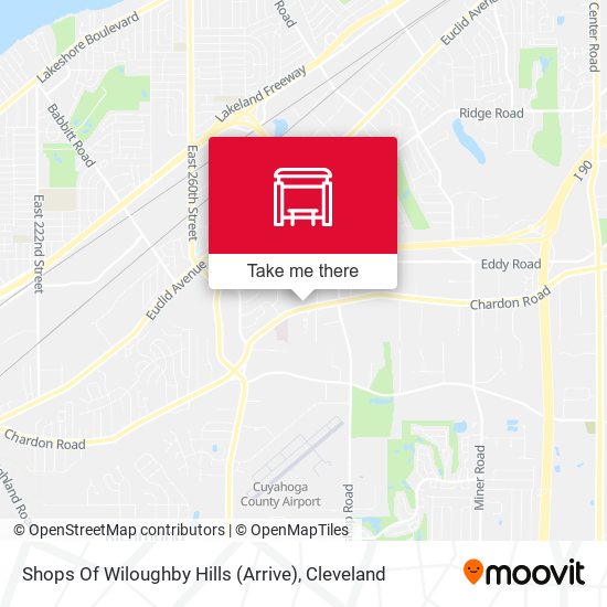 Mapa de Shops Of Wiloughby Hills (Arrive)