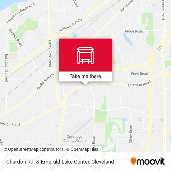 Chardon Rd. & Emerald Lake Center map
