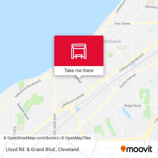 Lloyd Rd. & Grand Blvd. map