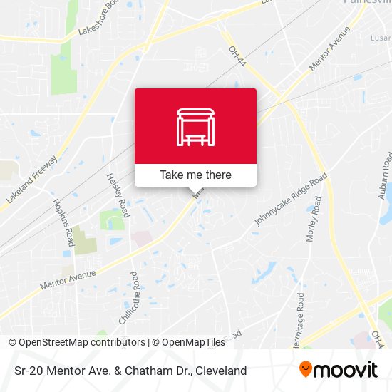 Sr-20 Mentor Ave. & Chatham Dr. map