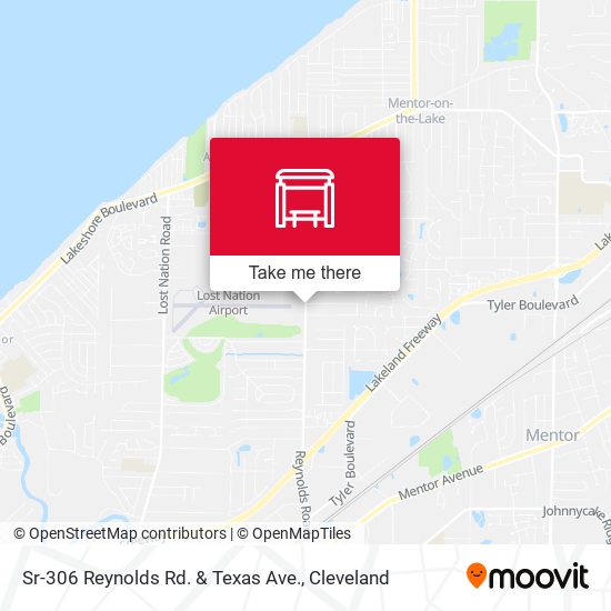 Mapa de Sr-306 Reynolds Rd. & Texas Ave.