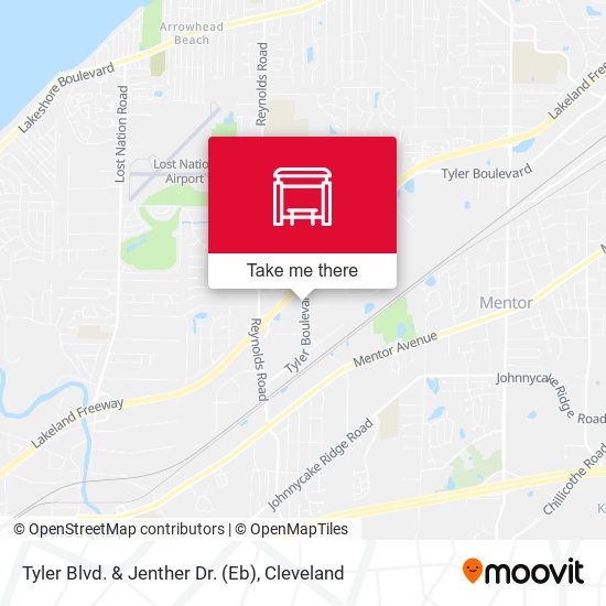 Tyler Blvd. & Jenther Dr. (Eb) map
