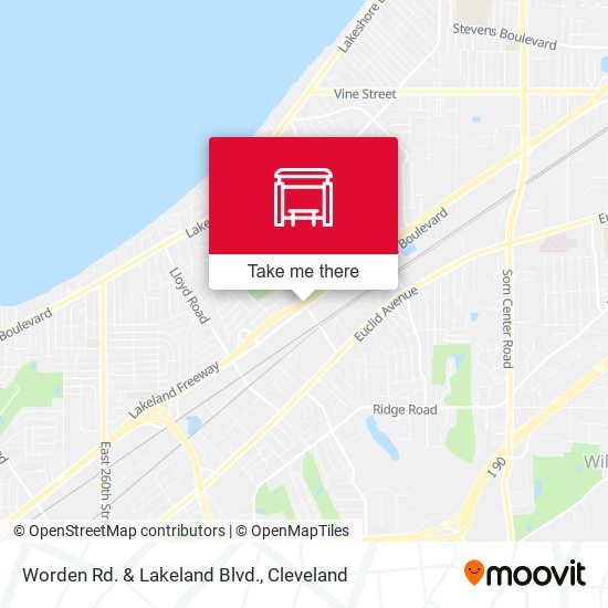 Worden Rd. & Lakeland Blvd. map