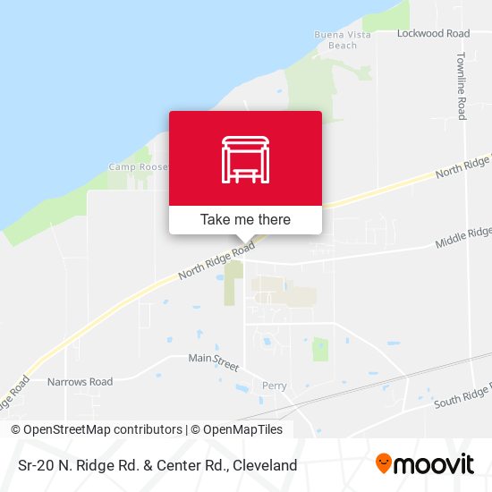 Sr-20 N. Ridge Rd. & Center Rd. map