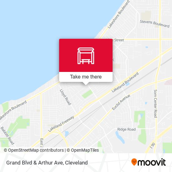 Grand Blvd & Arthur Ave map