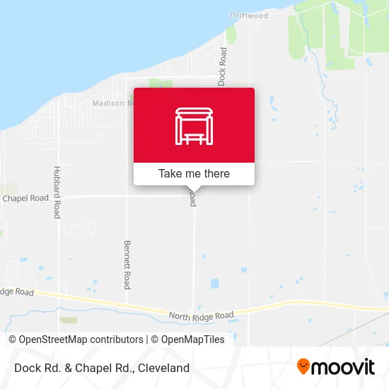 Dock Rd. & Chapel Rd. map