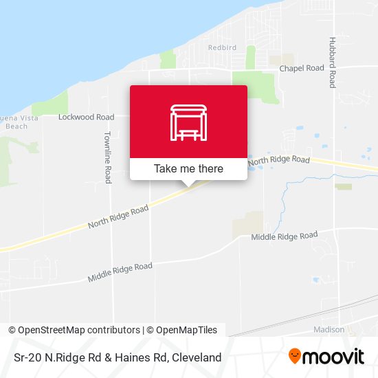 Mapa de Sr-20 N.Ridge Rd & Haines Rd