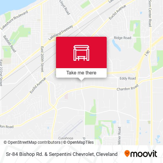 Sr-84 Bishop Rd. & Serpentini Chevrolet map