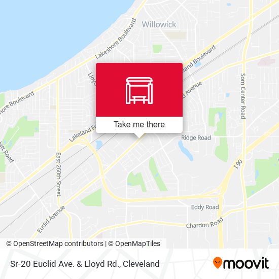 Sr-20 Euclid Ave. & Lloyd Rd. map