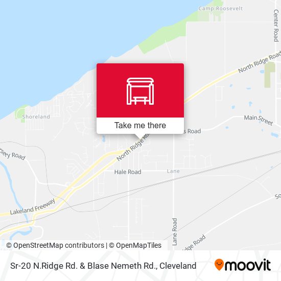 Sr-20 N.Ridge Rd. & Blase Nemeth Rd. map