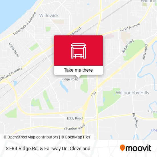 Sr-84 Ridge Rd. &  Fairway Dr. map