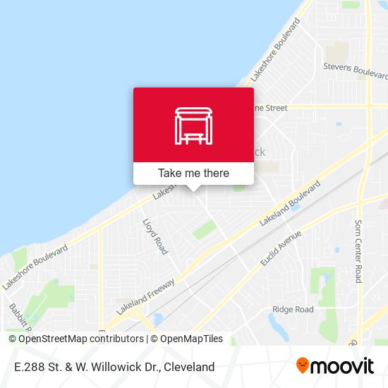 Mapa de E.288 St. & W. Willowick Dr.