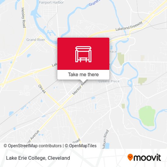 Lake Erie College map