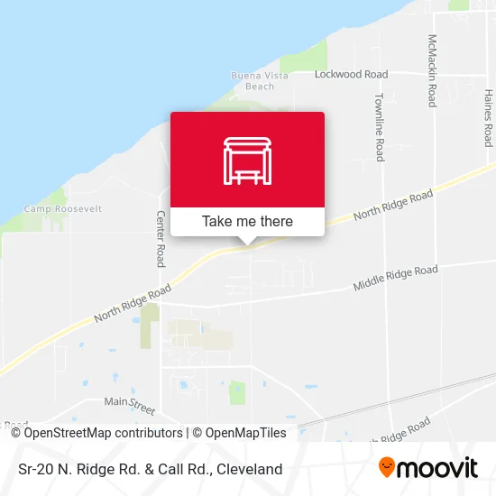 Sr-20 N. Ridge Rd. & Call Rd. map